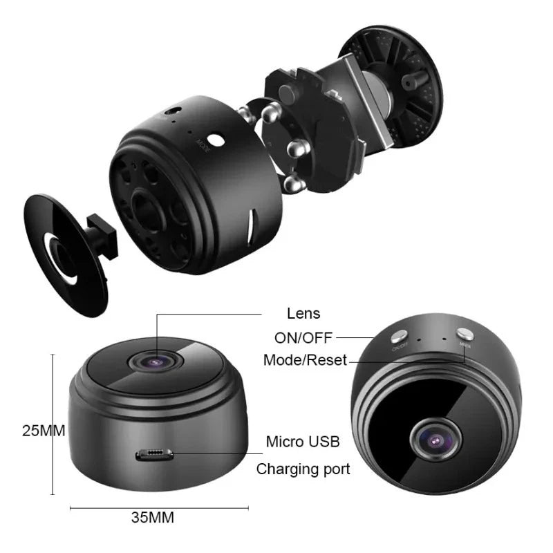 Wifi Portable Mini Wireless Camera 1080p High Quality