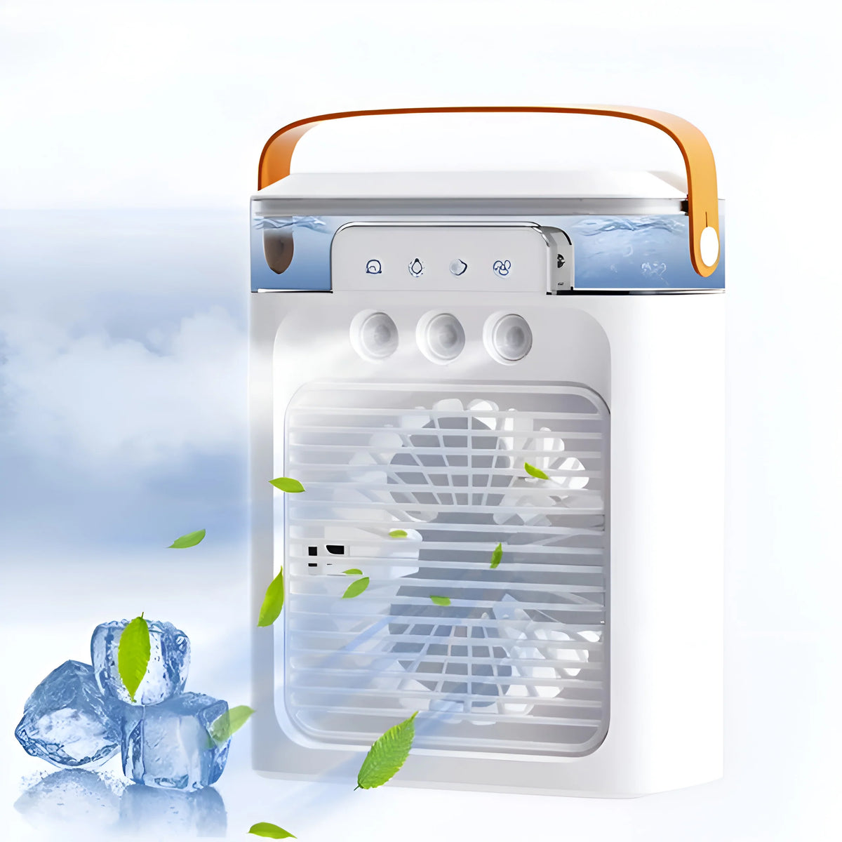 Portable Air Cooling Fan With Water Spraying Function